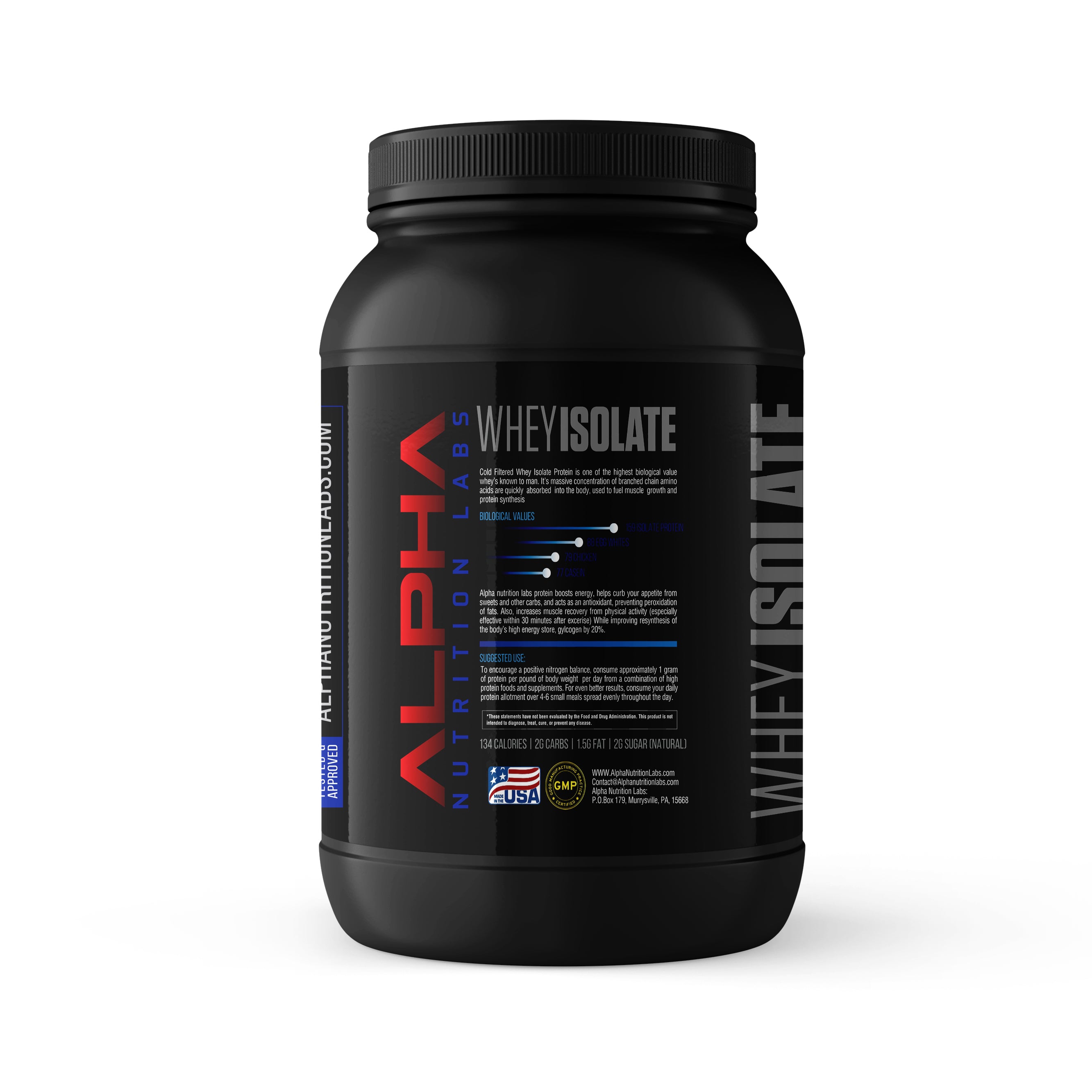 Whey Isolate Protein, Chocolate, 2lbs