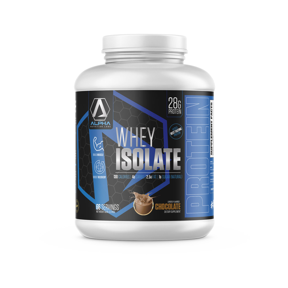 Whey Isolate Protein, Chocolate, 5lbs